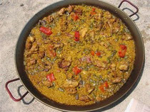 Paella alicantina receta