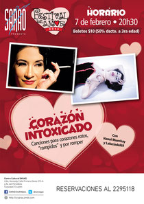 Afiche de 'Corazón Intoxicado'. Diseño de Eduardo Correa.