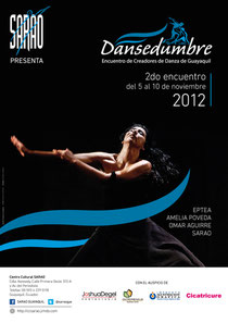 Afiche del II Encuentro 'Dansedumbre' 2012