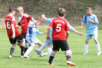 4-facher Torschütze Dennis Heider, rechts (Foto: Dirk Hantrop)