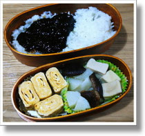 　　　　　カブと高野豆腐の弁当