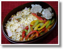 　　　　ザーサイとベーコン炒飯弁当
