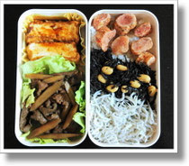 　　　　　海の三色弁当