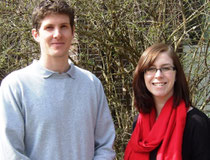 Julia Humes and Chris SHipp, her supervisor.