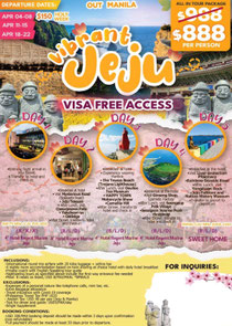 Vibrant Jeju Holiday package 