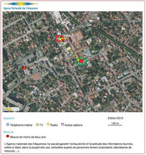 © IGN 2011 via Géoportail