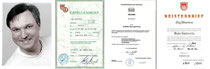 Kay Wopersnow - Gesellen- und Meisterbrief
