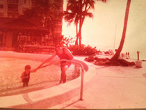Me and my dad in Ft Myers, mid-70s