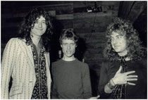 Jimmy Page, Kim Fowley, Robert Plant