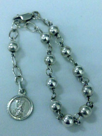 PULSERA ROSARIO MEDALLA