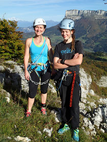 Nadine et Thibaut au sommet