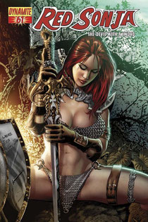 RED SONJA #61 cover by Wagner Reis.