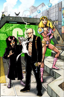 Benefit book cover by Darick Robertson.