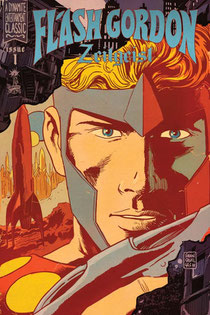 Flash Gordon: Zeitgeist #1 cover by Francesco Francavilla