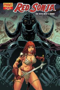 RED SONJA #54 cover by Walter Geovani