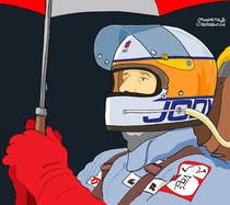Jody Scheckter by Muneta & Cerracín