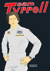 Jody Scheckter by Muneta & Cerracín