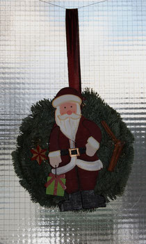 12 Weihnachtsmann Dekoration/Santa decoration