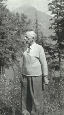 Teilhard at Glacier Park Montana in 1952