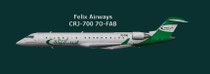 Felix Airways Bombardier CRJ-700