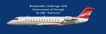 Georgian Airways Challenger 850