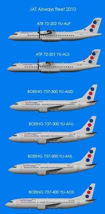 JAT fleet 2010
