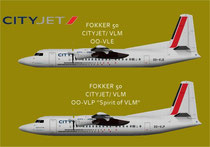Cityjet Fokker 50s