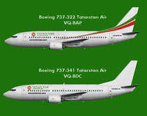 Tatarstan Airlines Boeing 737-300 fleet