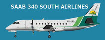 South Airlines Saab 340 UR-IMS
