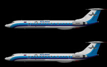 kolavia Tupolev Tu-134 fleet