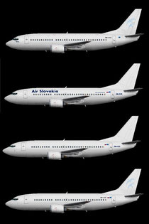 Air Slovakia Boeing 737-300 fleet