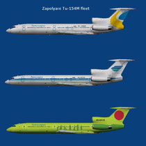 Zapolyarye Tu-154 fleet