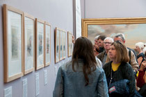 Visite de l’exposition Enquête sur le bagne. © Mathieu Le Gall.