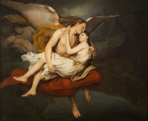 François-Édouard Cibot, Les Amour des anges au moment du déluge, musée des beaux-arts de Brest.