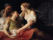 Pompeo Batoni, La Mort de Marc-Antoine, 1763, huile sur toile, musée des beaux-arts de Brest.