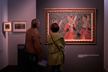 Vue de l’exposition Les peintres de Pont-Aven du musée de Brest. © Mathieu Le Gall.