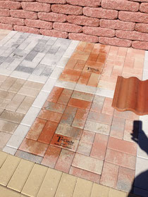 Farbmuster der Pavers