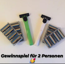 Unisex Rasierer zu gewinnen.