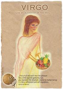 Postkarte Virgo