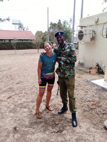 Tag Sechs in Kenya und schon unter Polizeischutz