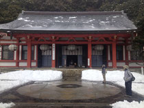 雪の鞍馬寺