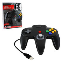 N64 Style USB Controller (Black) N64スタイル USBコントローラー（ブラック）