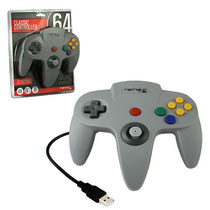 N64 Style USB Controller (Grey) N64スタイル USBコントローラー（グレー）