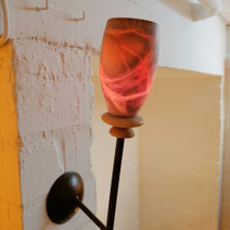 Alabaster Wandlampe Fackel LE14T