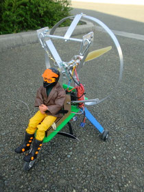 Le chariot prêt à voler