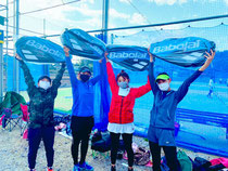 fun to tennis杯　女子ダブルスチーム戦優勝！