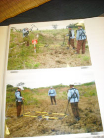 カンボジアの地雷撤去