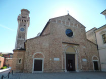 La facciata della Basilica dei Santi felice e Fortunato