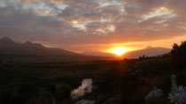 Sonnenuntergang am letzten Abend am Cotopaxi