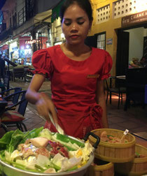 Asiatisches BBQ mit Hot Pot in Siem Reap